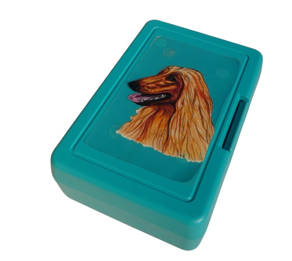 Afgánský chrt - plastový box