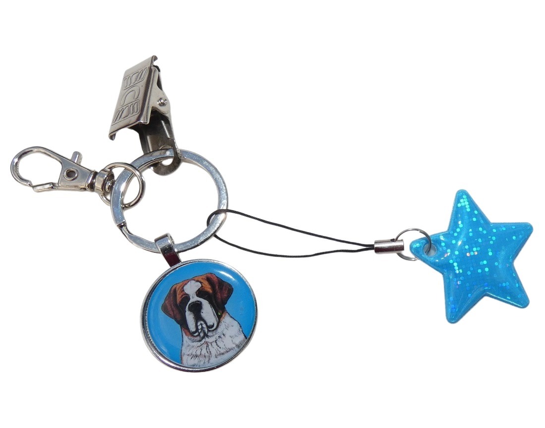 Bernardýn - bižuterní a reflexní přívěsek