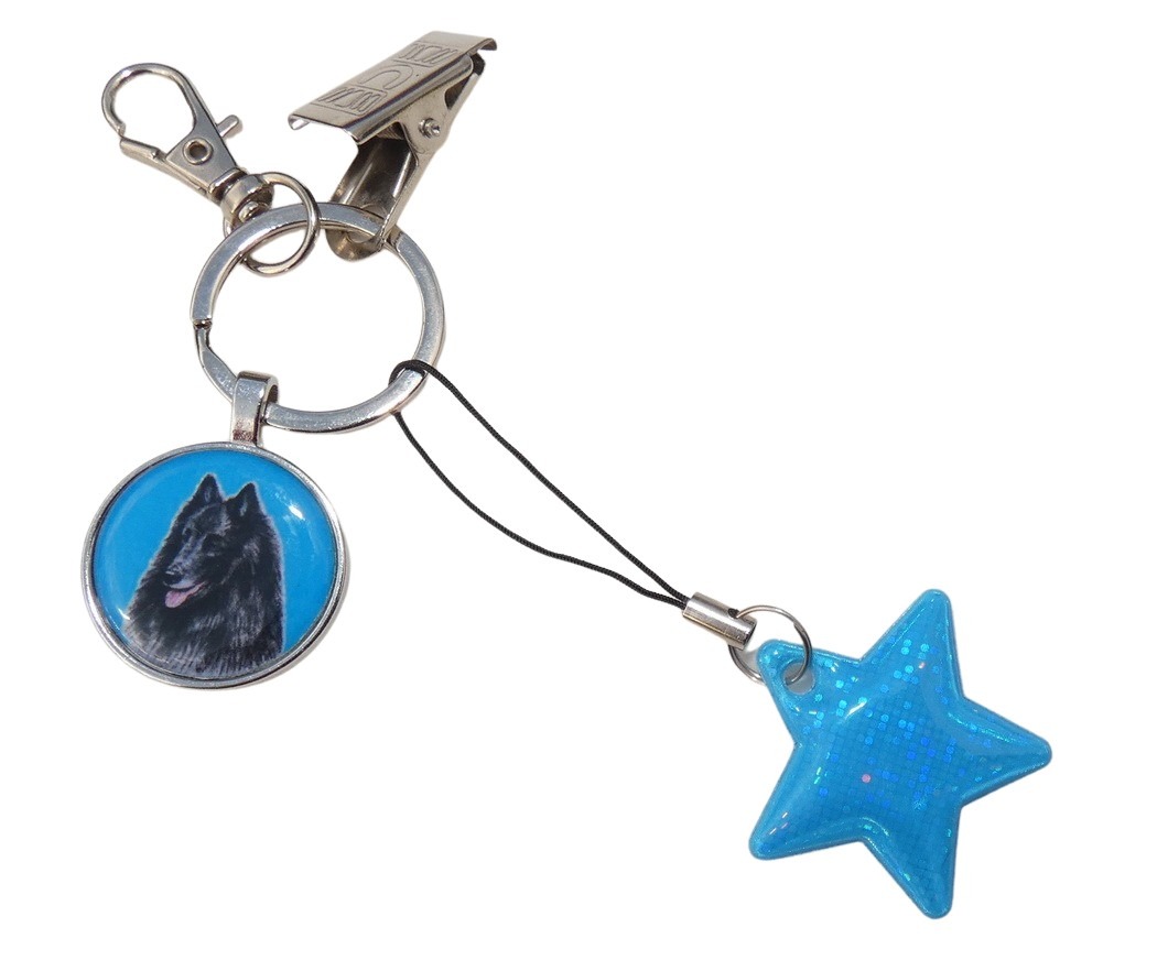 Groenendael - bižuterní a reflexní přívěsek 