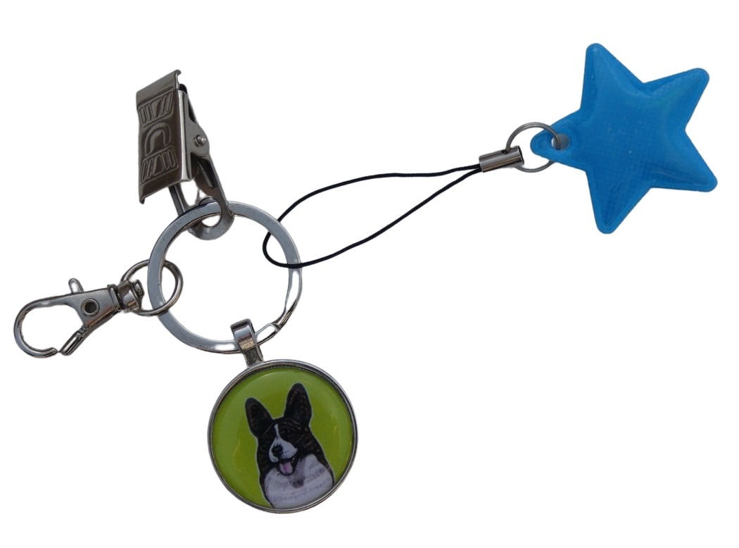 Welshcorgi Cardigan - bižuterní a reflexní přívěsek