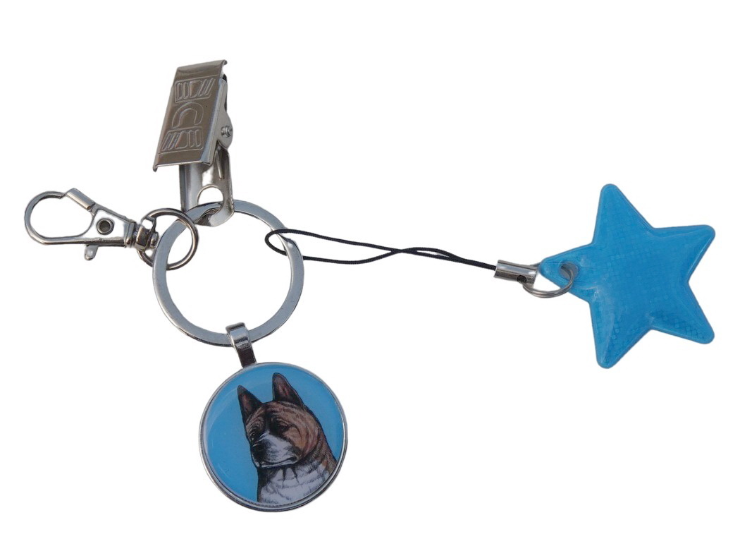 Akita - bižuterní a reflexní přívěsek