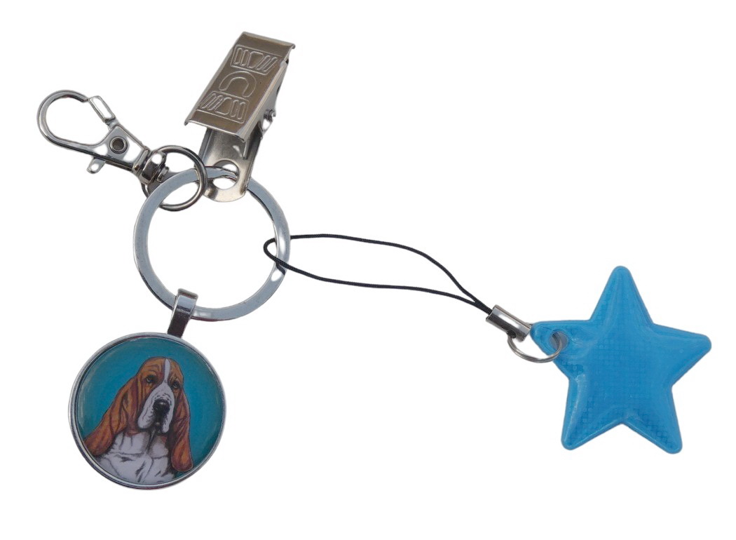 Baset - bižuterní a reflexní přívěsek 