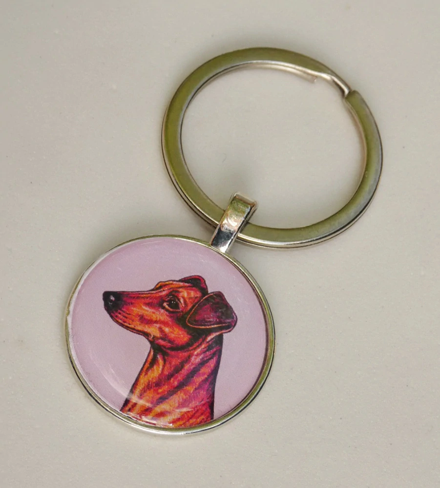 Německý pinč - bižuterní přívěsek