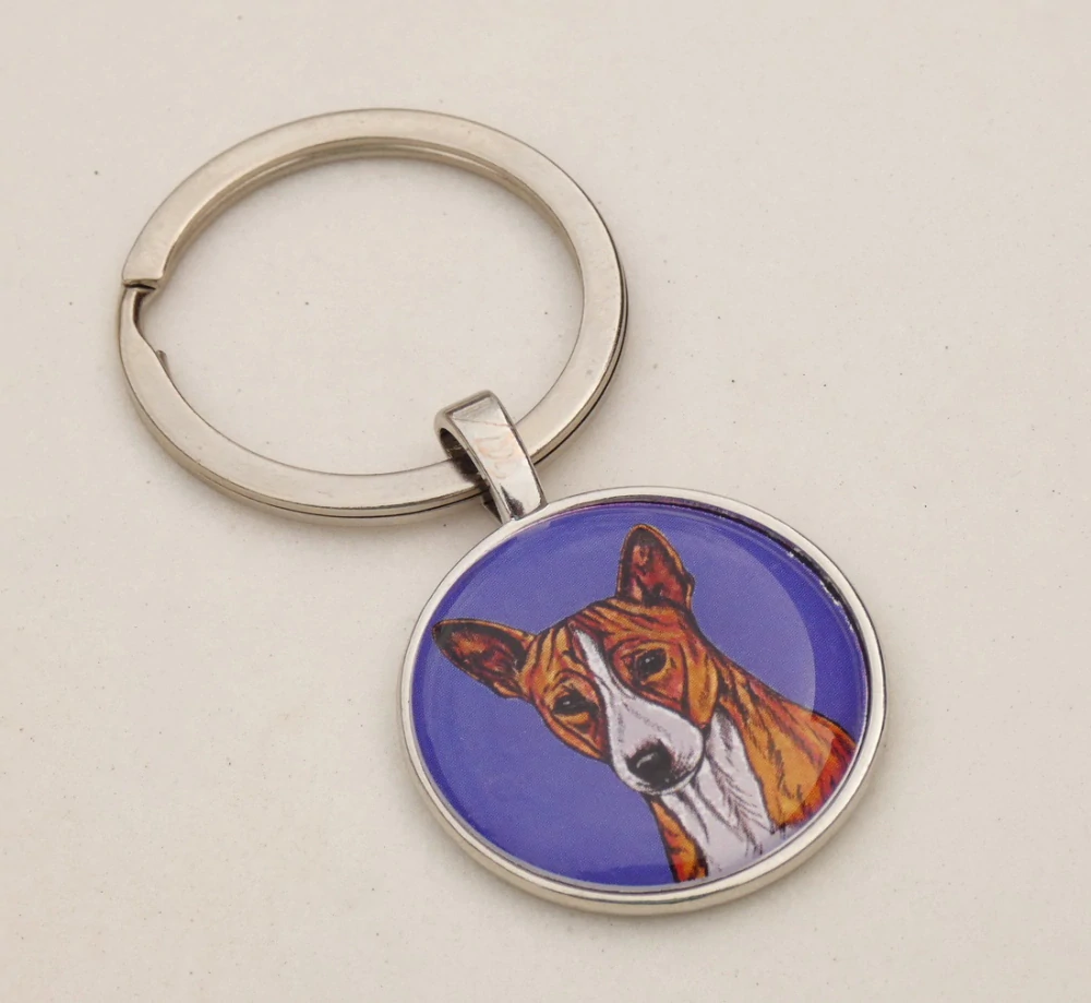 Basenji - bižuterní přívěsek