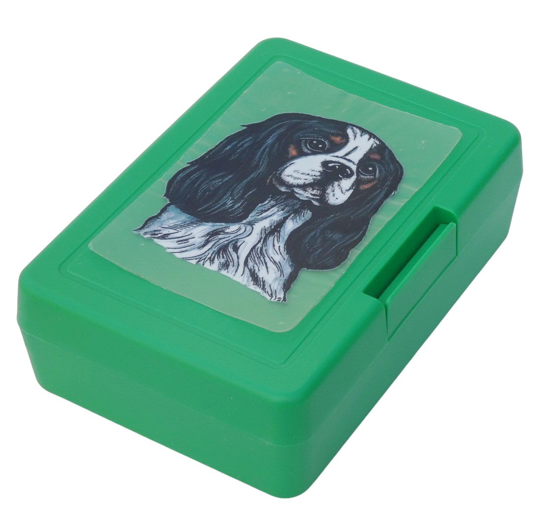 Kavalír tricolor - plastový box