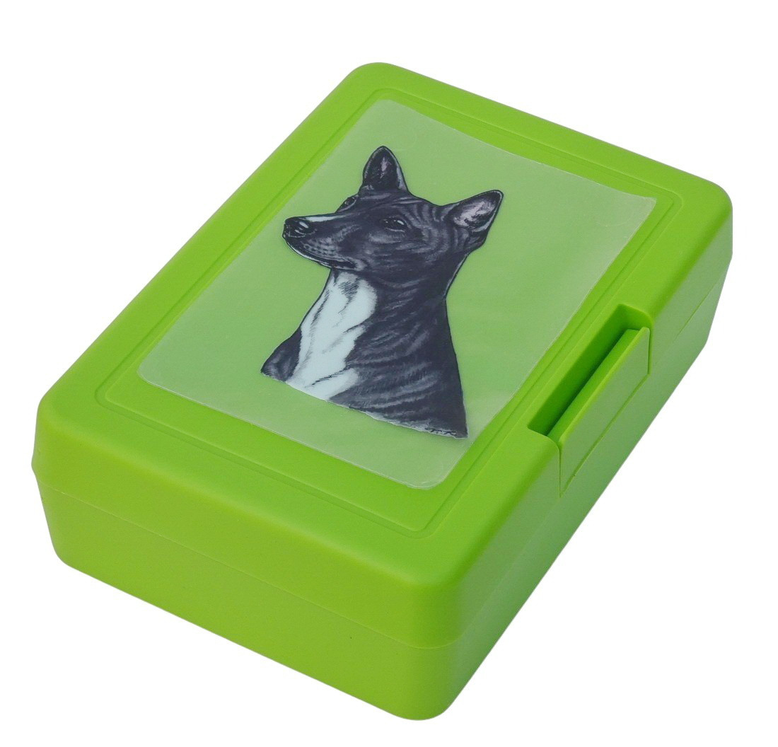 Basenji černý - plastový box