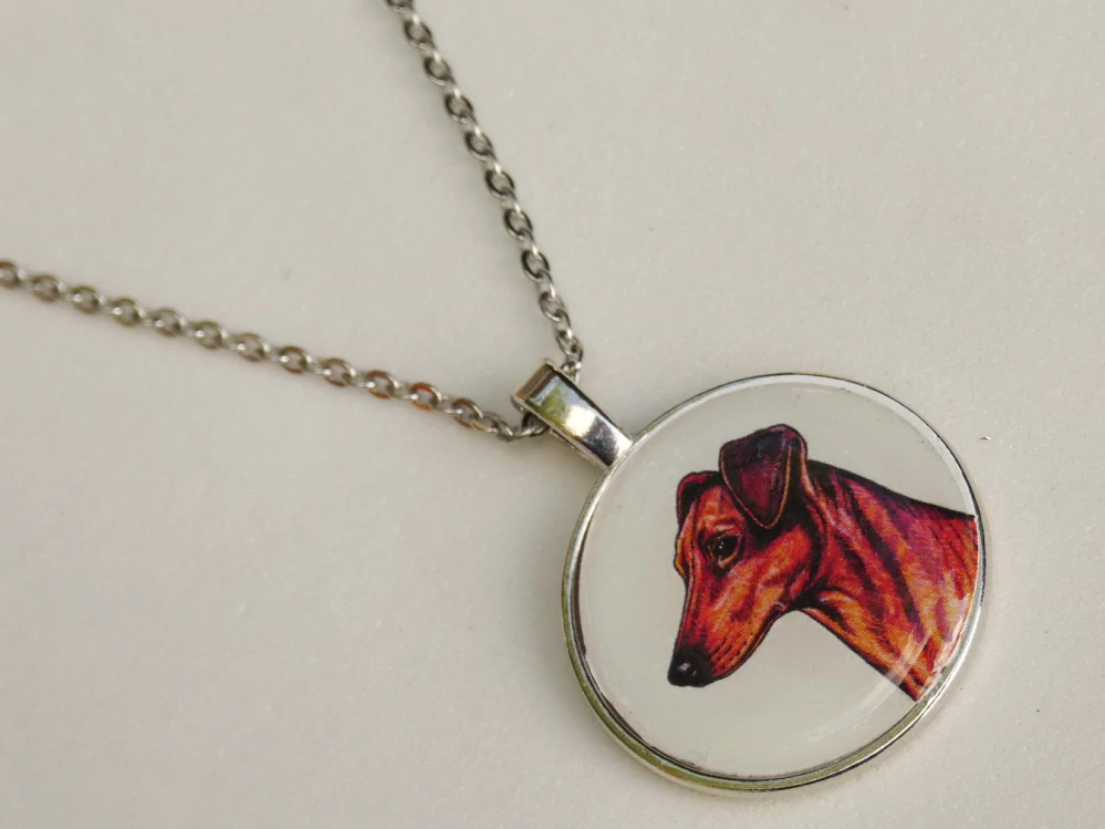 Německý pinč - bižuterní přívěsek