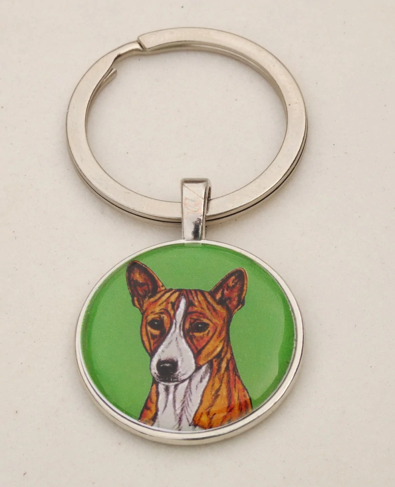 Basenji - bižuterní přívěsek