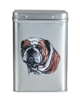 Plechová dóza - anglický buldok 