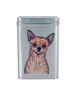 Plechová dóza - čivava krátkosrstá