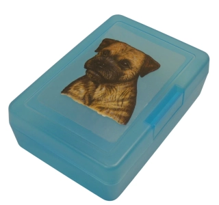 Border teriér - plastový box