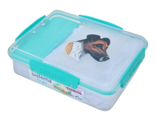 Svačinový box Sistema - foxteriér hladkosrstý