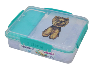 Svačinový box Sistema - jorkšírek