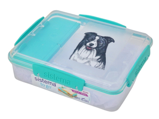 Svačinový box Sistema - border kolie