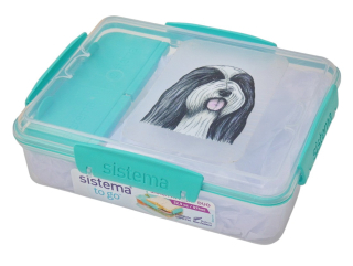 Svačinový box Sistema - bearded kolie