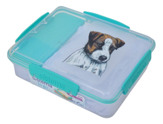 Svačinový box Sistema - Jack Russel teriér drsnosrstý