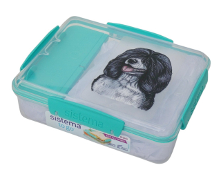 Svačinový box Sistema - portugalský vodní pes