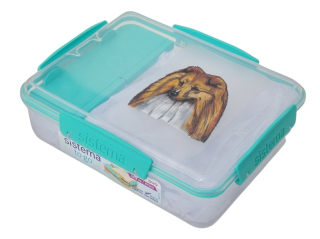 Svačinový box Sistema - šeltie zlatobílá