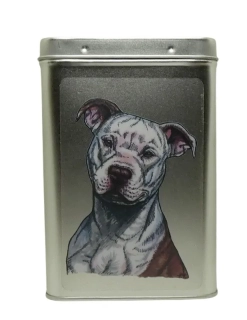 Plechová dóza - pitbul