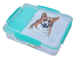 Svačinový box Sistema - Welshcorgi Pembroke