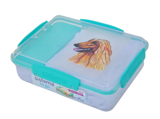 Svačinový box Sistema - afgánský chrt