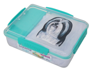 Svačinový box Sistema - havanský psík