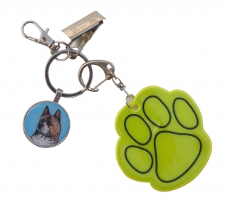 Akita - bižuterní a reflexní přívěsek
