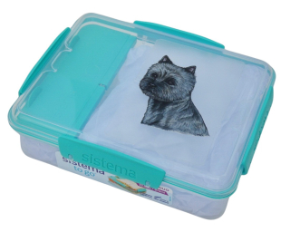 Svačinový box Sistema - kernteriér žíhaný