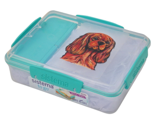 Svačinový box Sistema - kavalír ruby