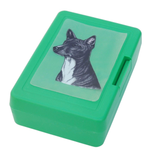 Basenji černý - plastový box