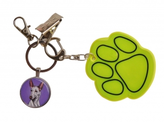 Ibizský podenco - bižuterní a reflexní  přívěsek