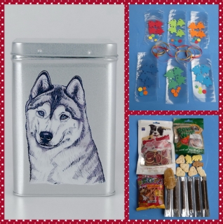 DIY - vyrobte si sami adventní kalendář pro sibiřského husky