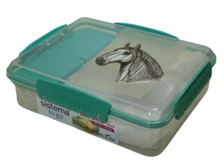 Svačinový box Sistema - Starokladrubský kůň 