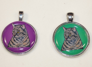 Kočka mourovatá - přívěsek