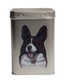 Plechová dóza - Welsh Corgi Cardigan