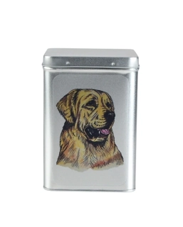 Plechová dóza - zlatý retriever