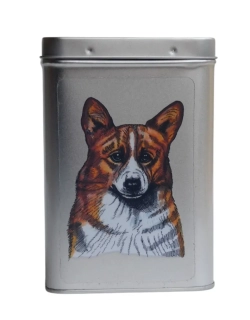 Plechová dóza - Welsh Corgi Pembroke