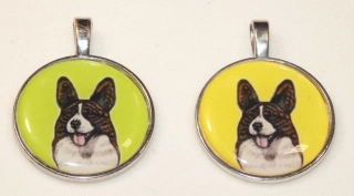 Welshcorgi Cardigan - bižuterní přívěsek