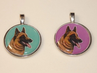 Malinois - bižuterní přívěsek 